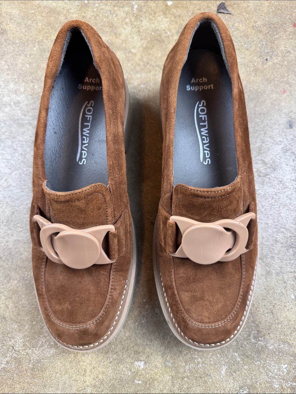 SoftWaves Blum Suede Loafer in Brown
Size: 39 1/2